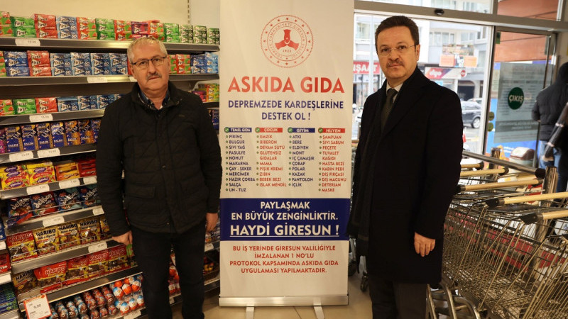 Giresun Valisi Enver Ünlü'den Teşekkür Ziyareti !