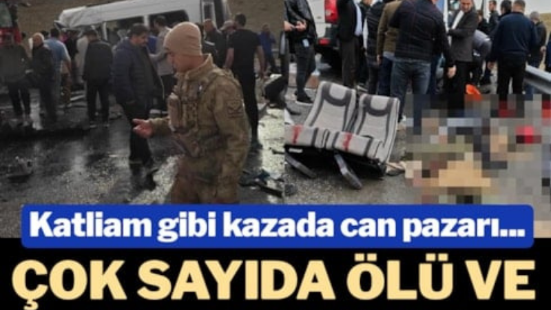 Katliam gibi kaza!