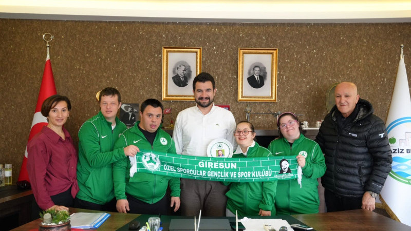 Giresun Özel Sporcular’dan Başkan Ayyıldız'a ziyaret!